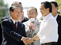 菅首相と小沢元代表