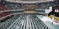 東京・日本武道館で行われた全国戦没者追悼式＝８月１５日